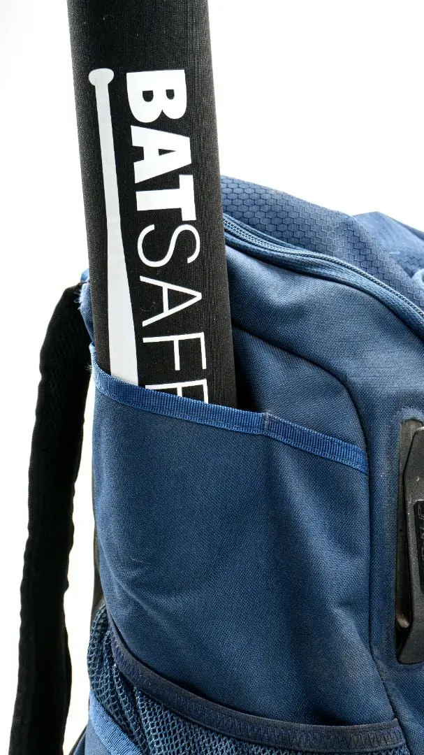 Bat Safer fits in the equipment bag